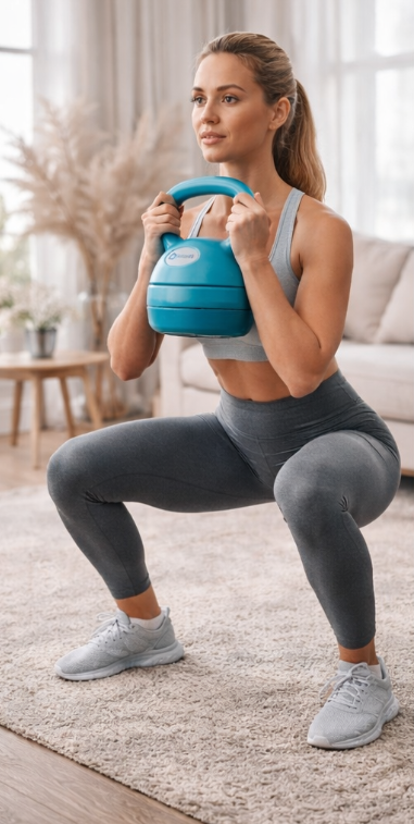 Adjustable Kettlebell – 2–5kg | Compact Home Gym Strength Training